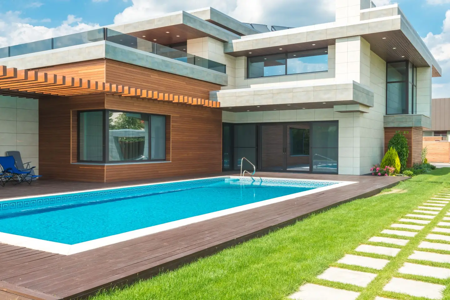Swimming pool built in Cardiff, NSW